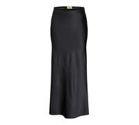 Jack & Jones Jxeva - Falda Maxi de satén para Mujer, Negro, S