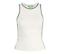 JACK & JONES Jxevelyn Comfy Piping Top Knit, Vanilla Ice, M