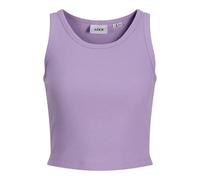 JACK & JONES Jxfallon STR SL Rib Top JRS Noos, Rosa Morada., XS