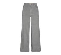 Jack & Jones JXGELLY Wide Cord HW Pant PNT SN, Franela Gris, 27W x 30L