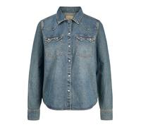 JACK & JONES Jxjules LS Denim Shirt DNM Ln, Medio De Mezclilla Azul, S