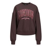 JACK & JONES Jxmerle RLX Short LS Crew Swt Sudadera, Sassafras/Print:London, XS para Mujer