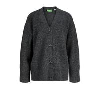 JACK & JONES Jxrosanna Cardigan Knit, Gris Oscuro Jaspeado, M Mujer, Dark Grey Heather, M