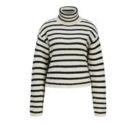 JACK & JONES Jxrosanna Roll Neck Knit Jersey de Punto, Vanilla Ice/Stripes:/Black, L para Mujer