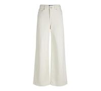 JACK & JONES Jxtokyo Wide HW Jeans C6171 Dnm Noos, Blanco Vaquero. Detalles: Blanco Apagado, 26W x 32L Mujeres