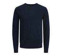 JACK&JONES Knit Crew Neck JJEEMIL Punto Cuello Redondo Noos, Navy Blazer, XS EU de los Hombres