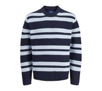 JACK & JONES Knit Crew Neck Joryork Ollie-Cuello Redondo de Punto, Ocean Cavern, M para Hombre