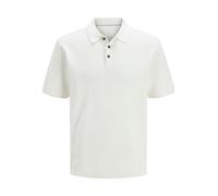 JACK & JONES Knit Jprcccooper-Polo de Punto SS Pls, Cloud Dancer, 4XL Hombres