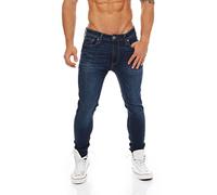 JACK & JONES Liam Original Am 014 Vaqueros Skinny, Azul (Blue Denim), 29W / 32L para Hombre