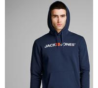 Jack & Jones Logo - Marino - Sudadera Capucha Hombre talla L