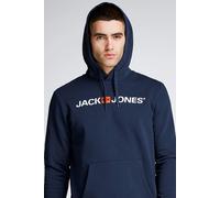 Jack & Jones Logo - Marino - Sudadera Capucha Hombre talla XL