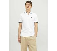 JACK & JONES Lote de 2 polos. Color Blanco + Azul