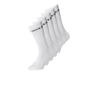 JACK & JONES Lote de 5 pares de calcetines infantiles con logotipo básico, Blanco