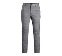 JACK & JONES Male Chino Marco Phil a Cuadros, marrón, 30W x 34L