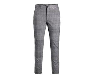 JACK & JONES Male Chino Marco Phil a Cuadros, marrón, 30W x 34L