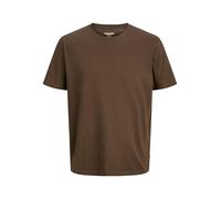 JACK & JONES Male Einfarbig T-Shirt Jjeorganic Basic tee SS O-Neck Noos, Delicioso, L Hombres