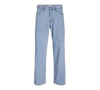 Jack & Jones Male Loose Fit Jeans Eddie Original MF 710, Blue Denim 1, 33W x 30L