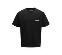 JACK & JONES Male Plus Size Rückenprint T-Shirt Jcounion Back Print tee SS Crew No Pls, Negro, 3XL Hombres