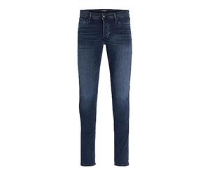 Jack & Jones Men Slim Fit Jeans Glenn Skinny Tapered Legs JJI Glenn Original Am, Color:Azul Oscuro, Talla de pantalón:28W / 30L
