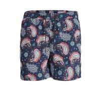 JACK&JONES Men's Jpstfiji Jjswim Paisley Swim Shorts L Navy Blazer