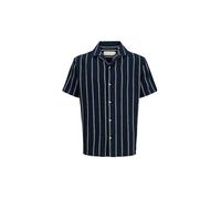 Jack & Jones Junior Camisa 'JORCoba' azul noche / blanco 140 azul noche / blanco