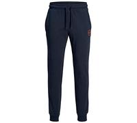 JACK & JONES NOS Hombre Jjigordon Jjshark Sweat Pants Viy Noos Pantalones de Deporte Not Applicable, Azul (Navy Blazer Navy Blazer), W (Tamaño del Fabricante: S)