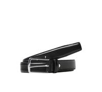 Jack & Jones Cinturón para hombre Jacchristopher Noos Negro (hebilla normal) Talla 120 (105)
