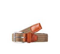 JACK & JONES NOS Jacspring Woven Belt Noos, Cinturón Hombre, Beige (Incense Incense), 105 (Talla del fabricante: 90)