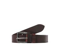 JACK & JONES Jacvictor Leather Belt Noos Cinturón, Marrón (Black Coffee Black Coffee), 110 (Talla del Fabricante: 95) para Hombre