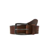 Jack & Jones NOS Jacvictor Leather Belt Noos, Cinturón Hombre, Marrón (Mocha Bisque Mocha Bisque), 110 (Talla del fabricante: 95)