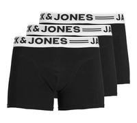 Jack & Jones Pack de 3 Boxers de Algodón para Hombre, color Negro