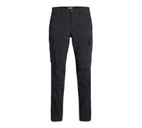 Jack & Jones Pantalones Cargo para Hombre Ace Tucker, Negro, 29W x 32L