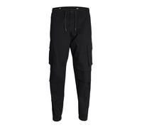 Jack & Jones Jpstkane Jjnoah - Pantalón Deportivo con puños para Hombre, Negro, 27-32