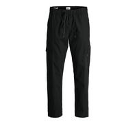 JACK & JONES Jpstkane River Tech Cargo Jogger Sn, Negro, M Hombres