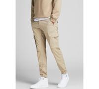 JACK & JONES Pantalón cargo slim stretch Paul Flake. Color beige
