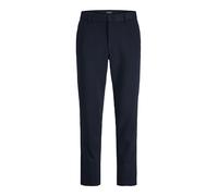 Azul Hombres Polyester/Viscose/Elastane Pantalones Chinos Corte Slim 36/36 EU