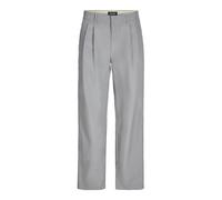 Gris Hombres Polyester Pantalones Clásicos Corte Wide Leg 34/32 EU