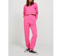 Jack & Jones Pantalón jogger con cintura elástica de mujer. Fucsia 40 (L)