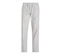 JACK & JONES Pantalón 'JPSTKane JJSummer' gris claro / blanco 34 gris claro / blanco
