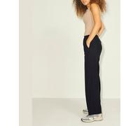 Jack & Jones Pantalón Poppy de mujer fit regular y cintura elástica. Negro 34/24 - Largo: 32 - Largo 32