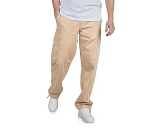 JACK & JONES Pantalones cargo para hombre, elásticos, holgados, con bolsillos, color negro, beige, verde, 30, 31, 32, 33, 34, 36, 38, Dune (12280782), 30W / 32L