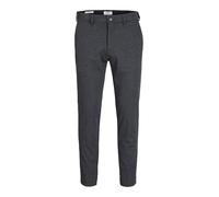 JACK & JONES Pantalones chinos para hombre, talla grande, corte regular, pantalones chinos, Gris oscuro, 50W / 32L