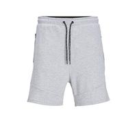 Jack & Jones Pantalones Cortos de chándal para Hombre, Corte Normal, Gris Claro, L