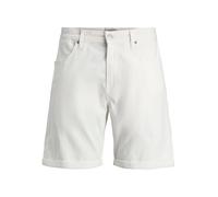 JACK & JONES Pantalones Cortos de Corte Regular, Blanco, M