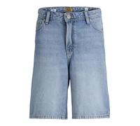 JACK & JONES Pantalones Cortos de Mezclilla de Corte Holgado para niño, Azul Denim., 164