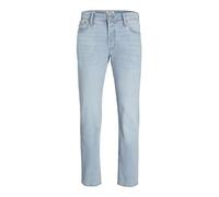 JACK & JONES Pantalones Cortos de Mezclilla para Hombre, Vaquero Azul., 32W / 34L