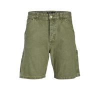 JACK & JONES Pantalones Cortos Holgados para Hombre, Corte Holgado, Pantalones Cortos, Deep Lichen Green, S