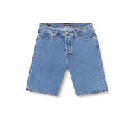 JACK & JONES Pantalones Cortos Jjialex Jjoriginal Am 020 Styd Ln, Azul Denim, L para Hombre