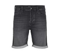 JACK & JONES Pantalones Cortos para Hombre, Black Denim, L