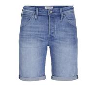 JACK & JONES Pantalones Cortos para Hombre, Blue Denim/Pack:Am 318, L